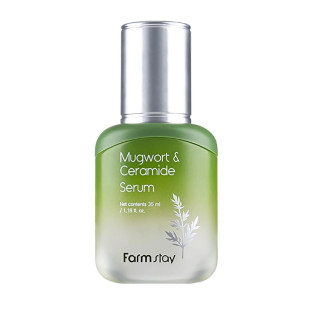 Сыворотка с полынью и керамидами FARMSTAY MUGWORT & CERAMIDE SERUM 35ml